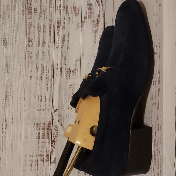 Like new Bostonian Blue Suede shoes sz 13 Made in USA 🇺🇸 - Picture 6 of 9